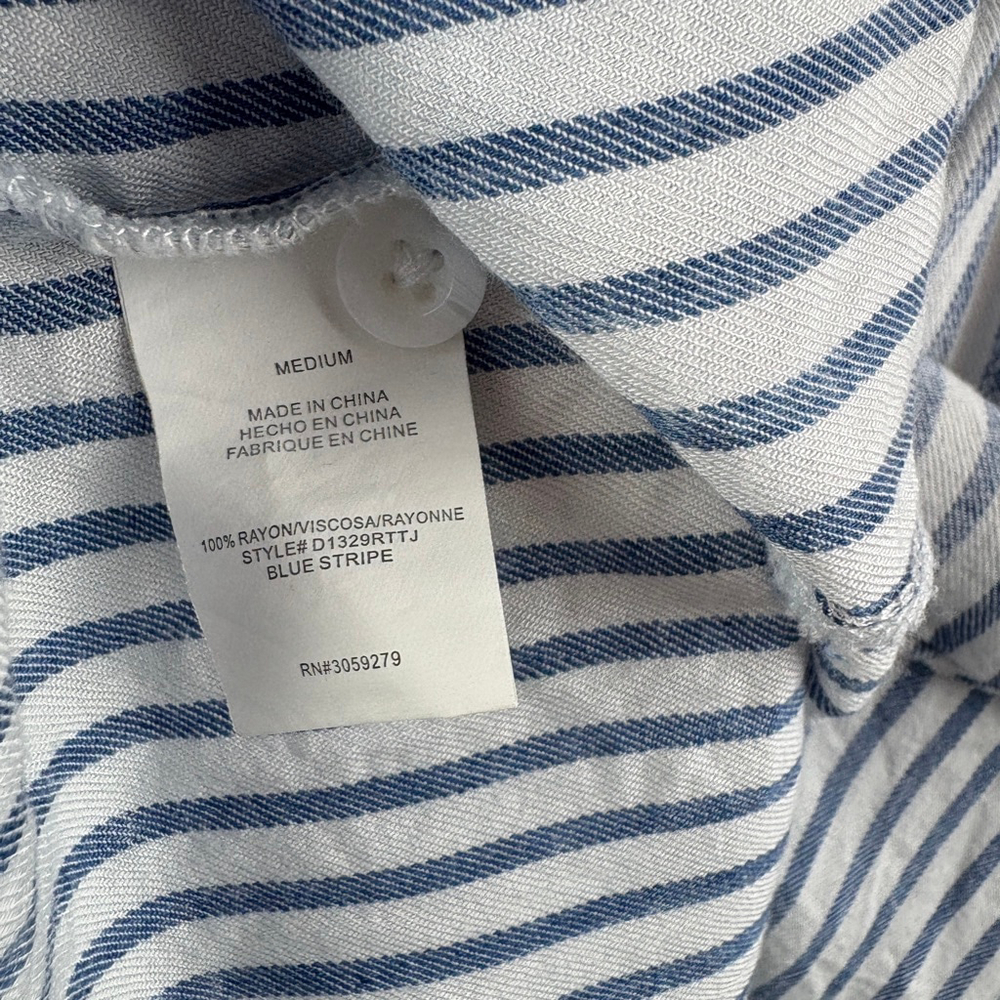 Thread & Supply Striped Babydoll Dress MEDIUM - Picture 9 of 10